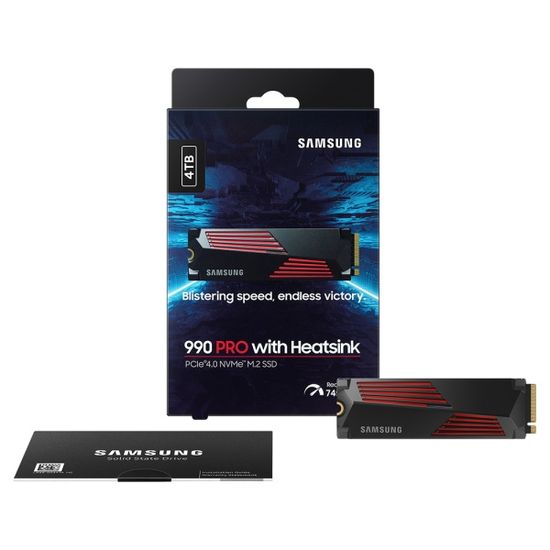 삼성전자 990 PRO 히트싱크 NVMe SSD 4TB MZ-V9P4T0CW