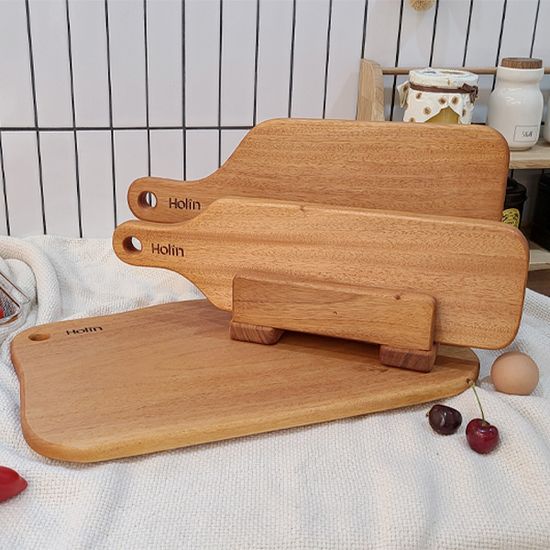 Holin 마호가니 원목 도마 4종세트 B