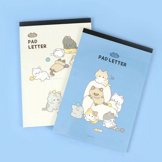 뜯어쓰는 패드편지지 고양이  WD7733C