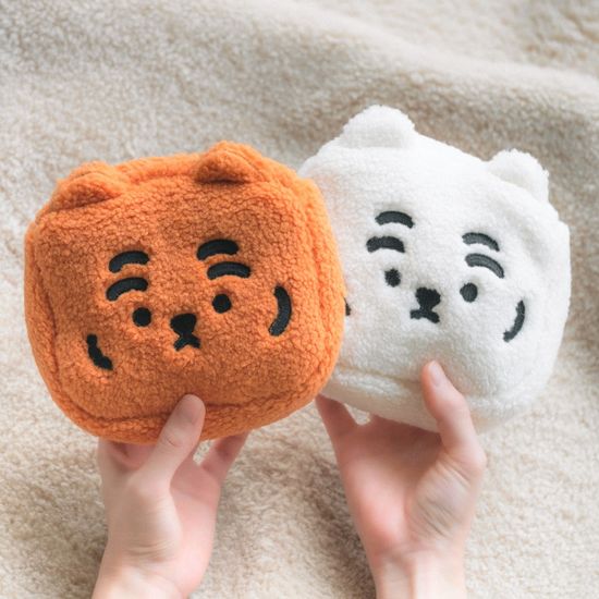 뚱랑이 뽀글 사각 파우치 2종