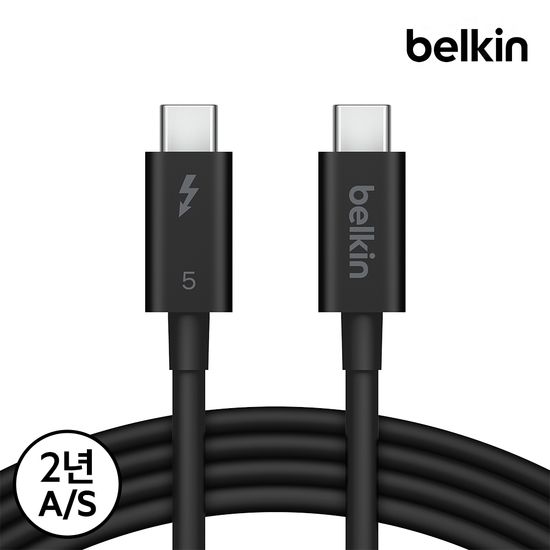 벨킨 썬더볼트 5 케이블 240W 데이터 전송 INZ005qc1M