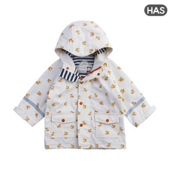 [HAS] 아동 레인코트 (미니시바 아이보리)