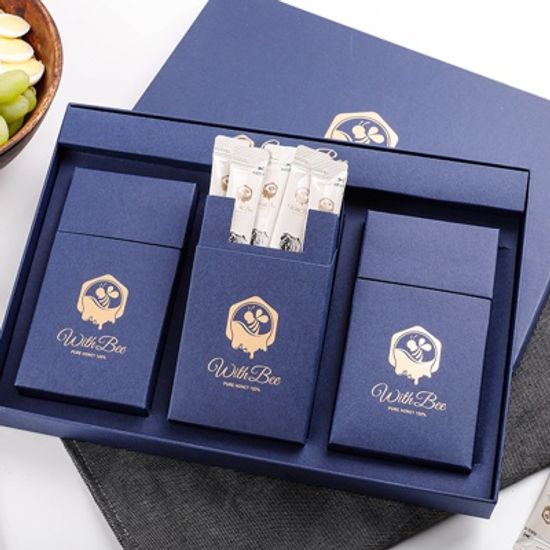 위드비 국산 천연 벌꿀 허니스틱 선물세트