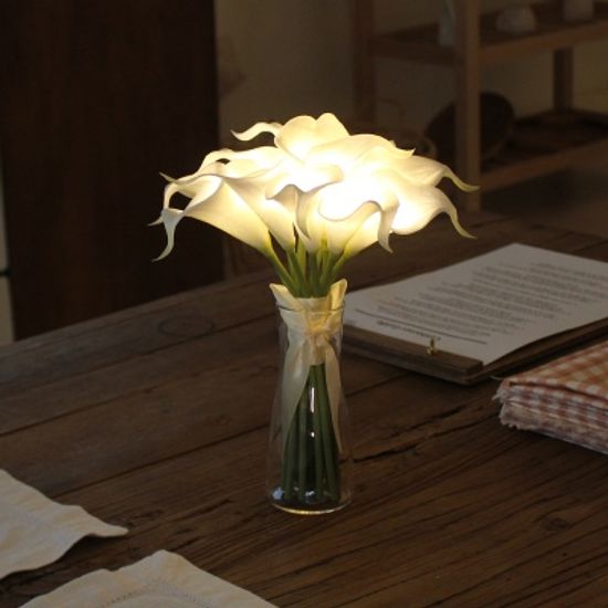 [via k studio] 화이트카라부케 LED 무드등