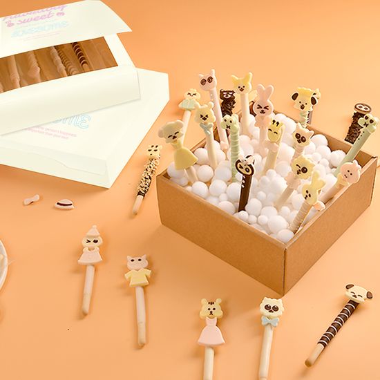 화이트데이 수제 DIY 초콜릿 만들기_핑크애니멀