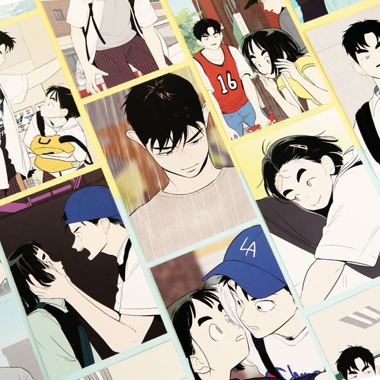 세기말 풋사과 보습학원 엽서북 2종