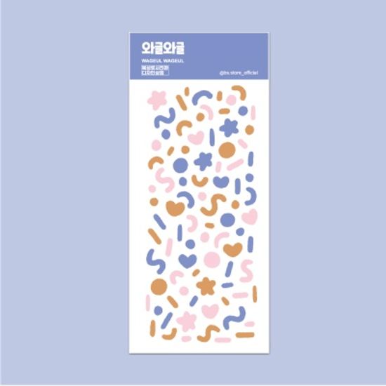 와글와글 스티커