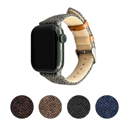애플워치해리스트위드스트랩44/45/49 HTW-03 카키멜란