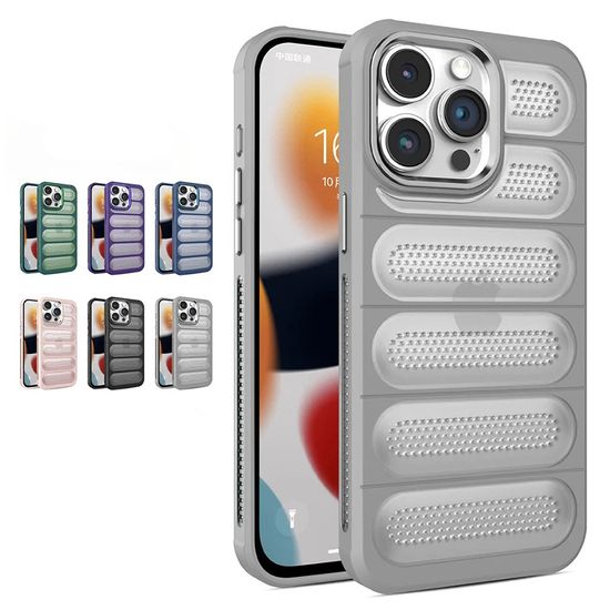 아이폰 16 15 14 13 12 메쉬 발열 쿨링 매트 케이스