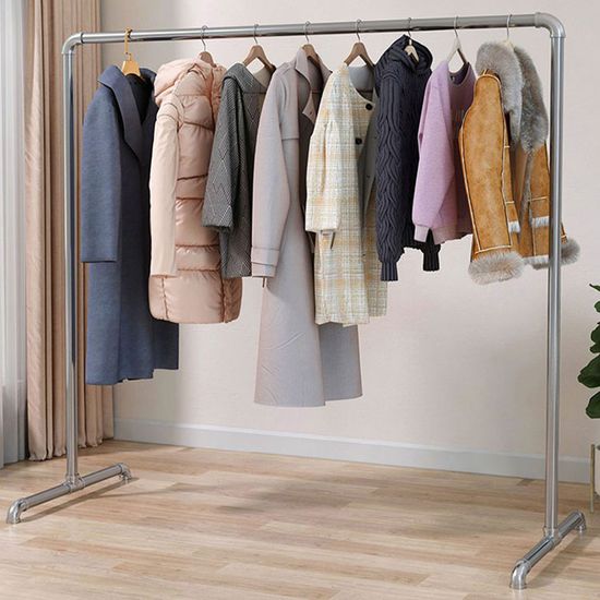 강파이프 이동식 스탠드 행거 옷걸이 옷장 철제 헹거