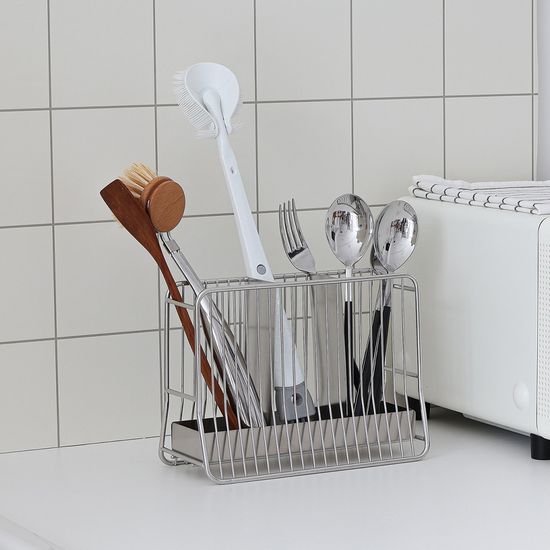 304 물빠짐 스텐 수저통 수저꽂이