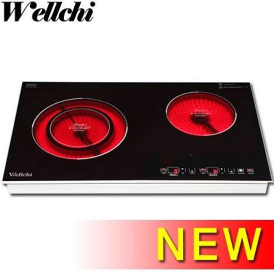 웰치 2구 터치 확장형 빌트인 전기렌지 KR-350T /타이머/확장형/자동소화기능
