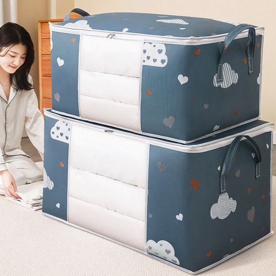 다용도 하트구름 이불정리함 옷정리함 2size