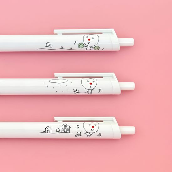 [제로지볼] 캐릭터 에디션 0.7mm 블랙잉크 세트