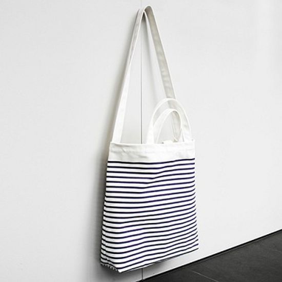 스트라이프 투웨이백 - 네이비