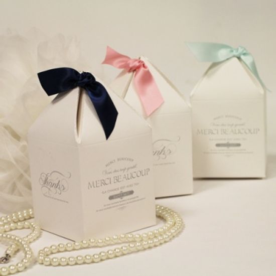 아이씨엘 삼각 - Silver White lovely thank (2set)