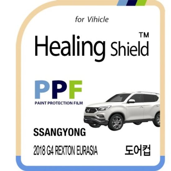 쌍용 2018 G4 렉스턴 유라시아 도어컵 PPF 필름 4매