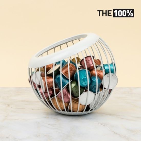 THE100% 네스프레소 호환 캡슐 커피 보관함 써클 바구니 홀더 거치대 돌체구스토 버츄오 일리