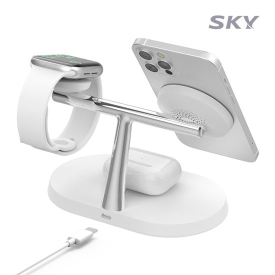 스카이 필 3in1 아이폰 맥세이프 무선충전기 W54MAG