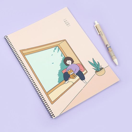 핑크풋 보리야누나야따듯한원링노트