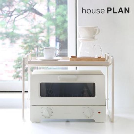 하우스플랜 토스터랙 2colors 철제 트레이, 주방선반