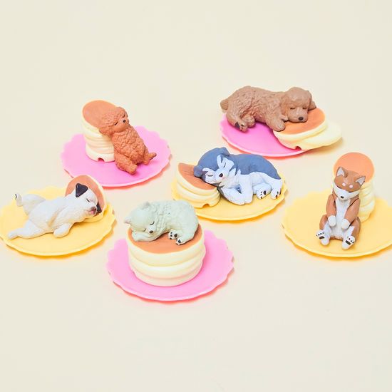 졸린 강아지와 팬케이크의 시간 6종 랜덤