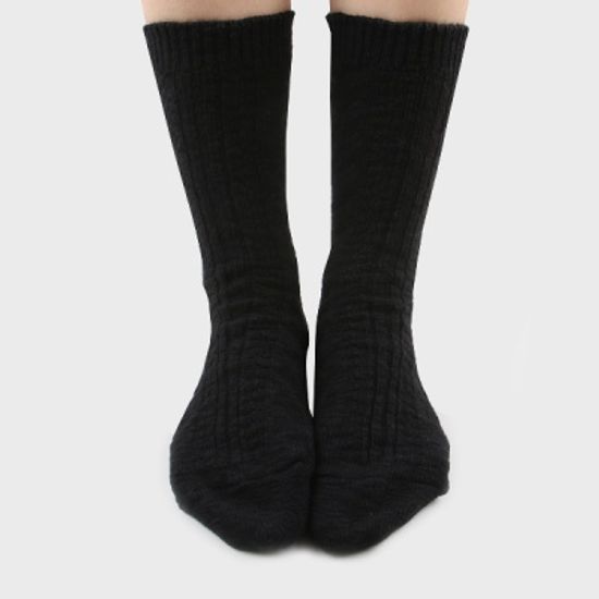 브이 링크스 니트양말 (블랙)