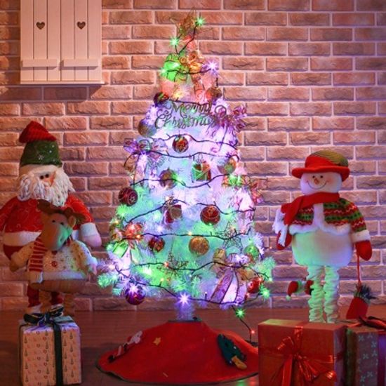 120cm 샤인비즈볼 화이트트리 풀세트