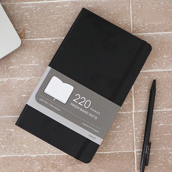 프리즘 220 라인 밴드 노트 (A5 유선 양장)