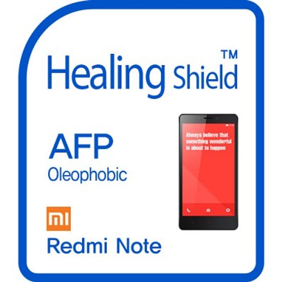 [힐링쉴드] 샤오미 홍미 노트 AFP 올레포빅 액정보호필름 2매(HS143839)
