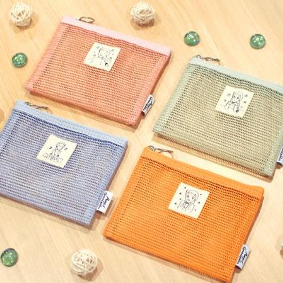 빨강머리앤 귀여운 칼라 여행 화장품 파우치