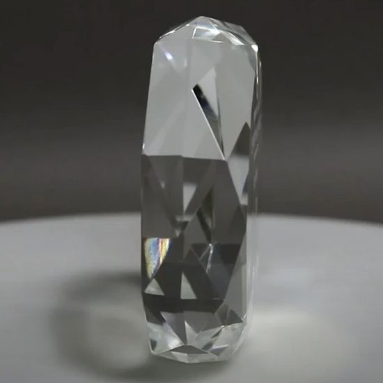 더워드 크리스탈 감사패 (다각라운드)_감사합니다