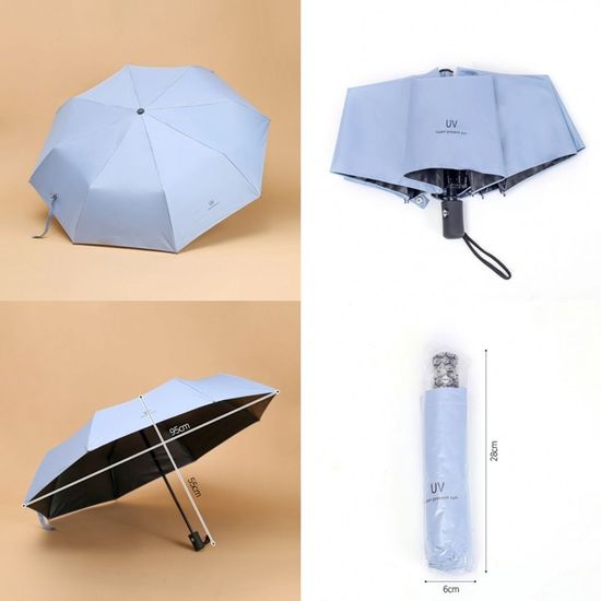 UV차단 완전자동 양산겸 우산 방풍 3단 암막(WC1179F)