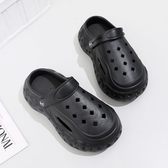 [아일렌]키높이 통굽 샌들 슬리퍼(250-255mm) (블랙)