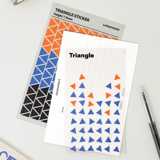 라이프앤피시스 도형 스티커 세트 (삼각/사각)
