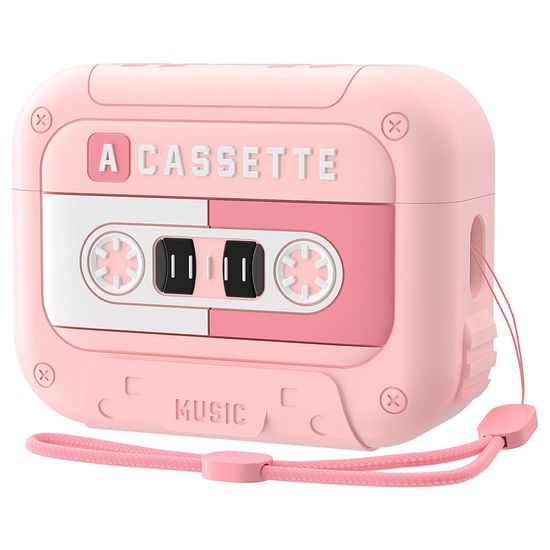 에어팟 4 3 2 1 프로 카세트 테이프 스트랩 케이스