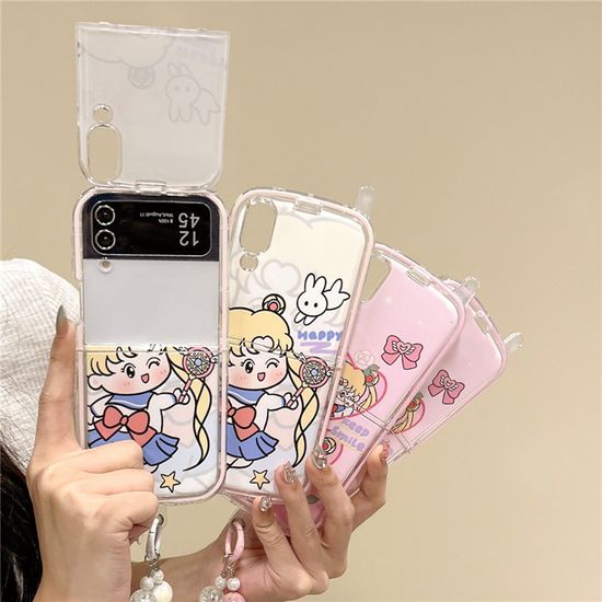갤럭시 z플립 6 5 4 3 캐릭터 레트로 전화기 폰케이스