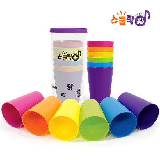 [음악교구] 스쿨락 컵타컵 세트(6개)