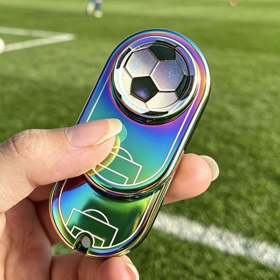월드컵 축구 공 푸시 슬라이드 키링 피젯 스피너 토이