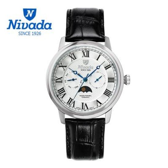 [NIVADA] 니바다 남성용 멀티펑션 가죽 시계 1006