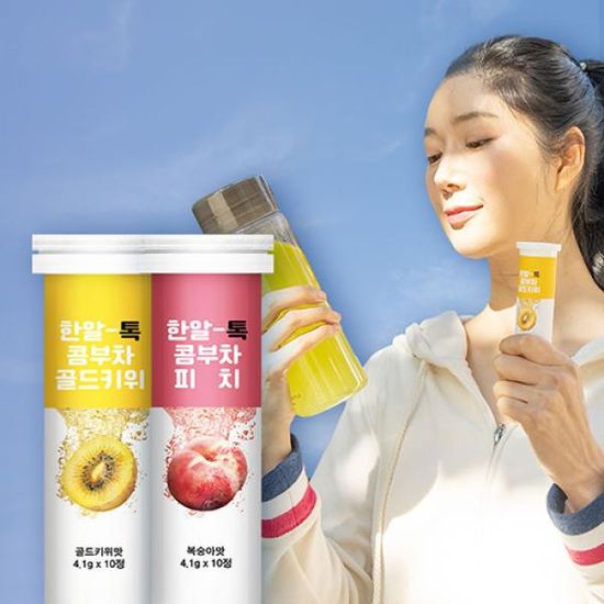 한알톡 무설탕 무카페인 발포정 콤부차 30정 택1