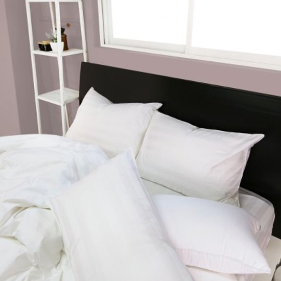 클라모프 60수 스트라이프 순면 호텔 매트커버세트