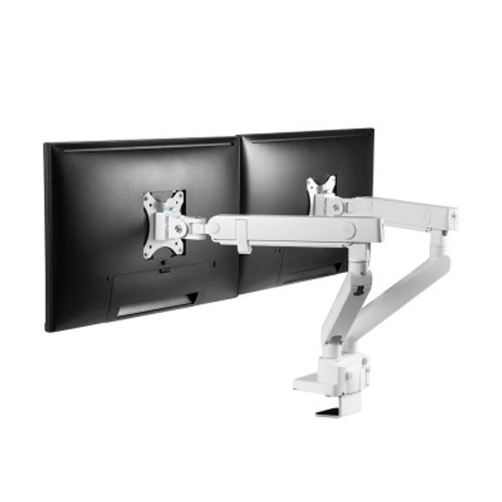루나랩 스탠다드 싱글 화이트 모니터암 거치대