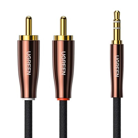 유그린 프리미엄 3.5mm 스테레오 to 2 RCA 케이블