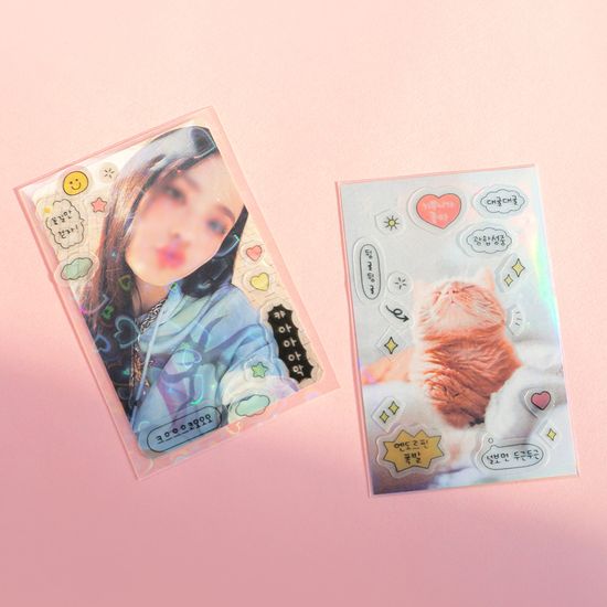 오첵 귀염뽀짝 일상감정 스티커세트