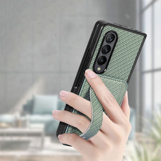 갤럭시 Z폴드 6 5 4 3 카드 지갑 스트랩 가죽 케이스