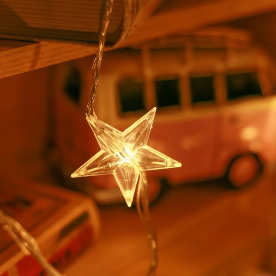 은하수 30구 투명선 LED 라인별 전구 별조명 2colors