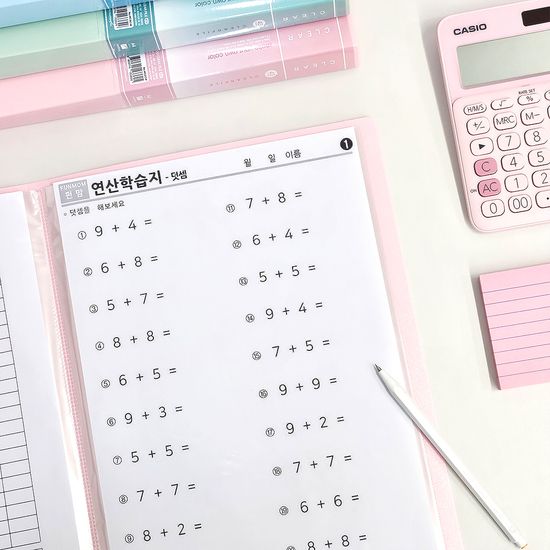 에코 클리어 화일 40매 A4 서류보관 문서정리 파일