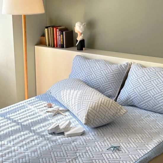 더블리 프리스 3중직 냉감 밴딩 침대패드 Q