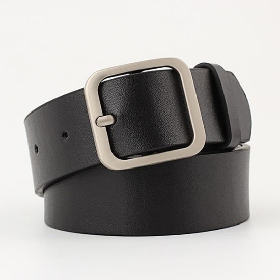 로빈 스퀘어 여성 가죽벨트 / 패션 버클벨트